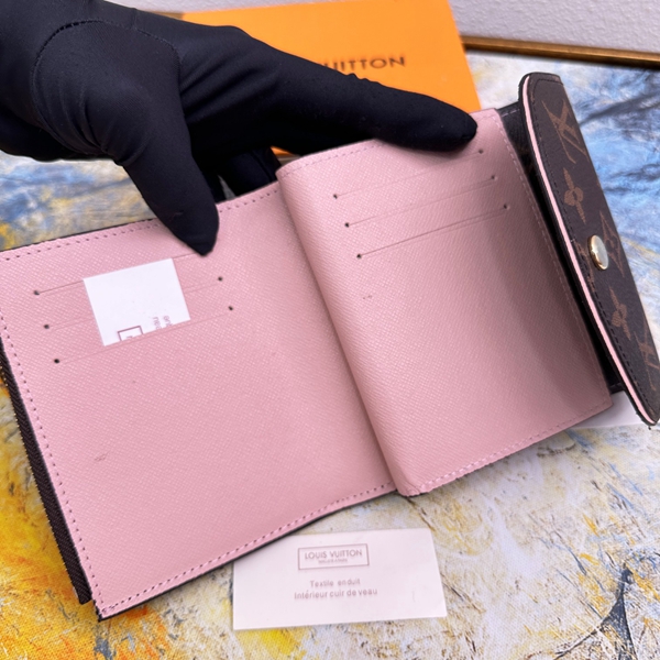 LVコピーウォレット素材ディテール